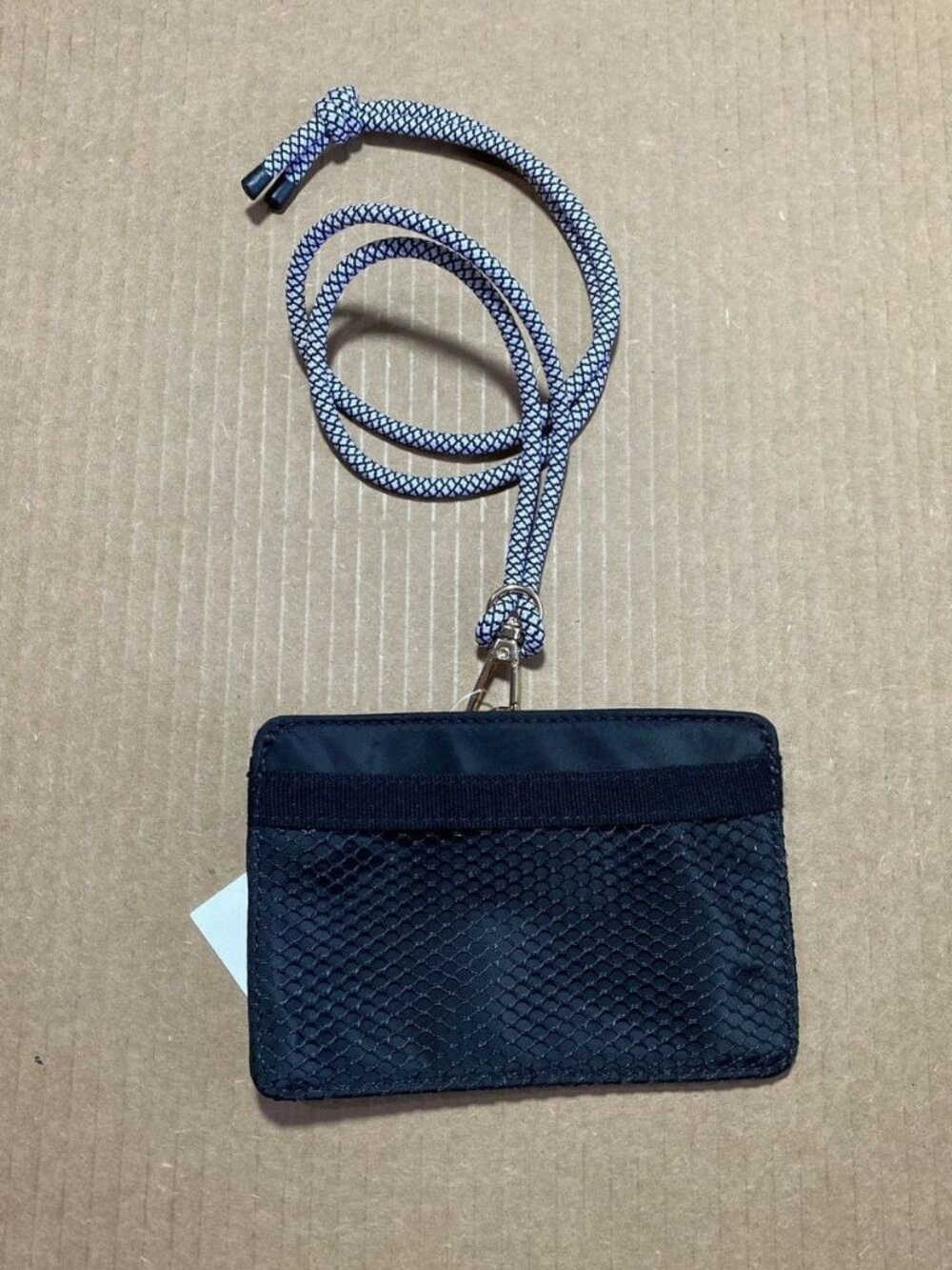 14th and UNION ID & Card Holder with Lanyard Black